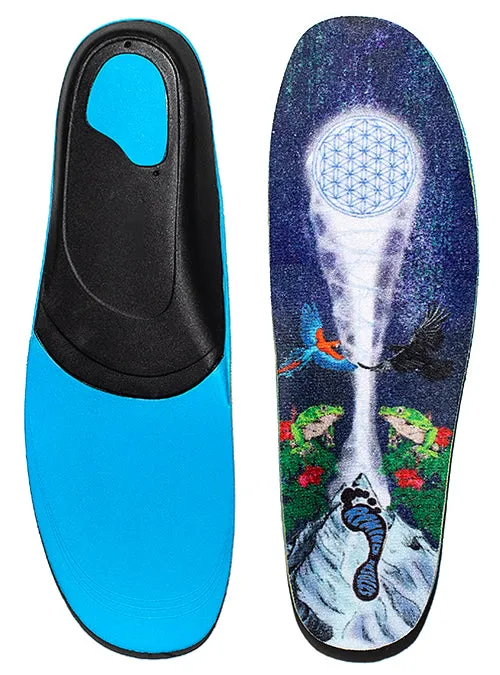 CUSH IMPACT 6MM Mid-High Arch | DCP Flower Of Life Insoles