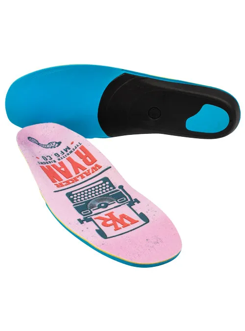 CUSH IMPACT 6MM Mid-High Arch | Walker Ryan Typewriter Insoles