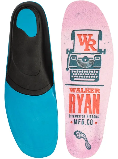 CUSH IMPACT 6MM Mid-High Arch | Walker Ryan Typewriter Insoles