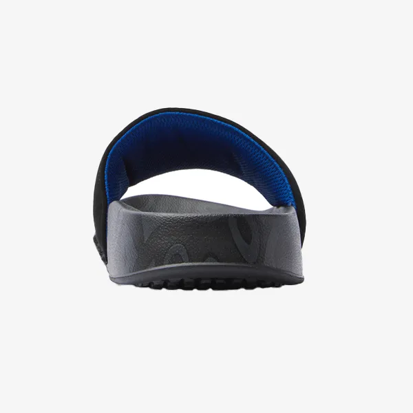 DC Mens Slides - Black/Blue/Blue