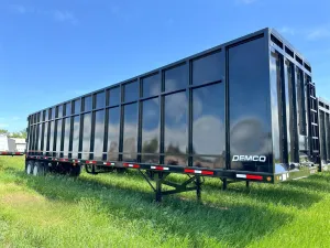 Demco Gondola Scrap Trailers | 48' Trailer Length | Capacity 113 cu yd | Tare Weight 20,000 Pounds | For Tractors