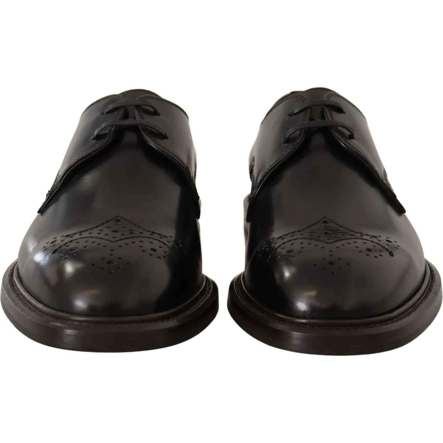 Dolce & Gabbana Elegant Black Derby Dress Shoes