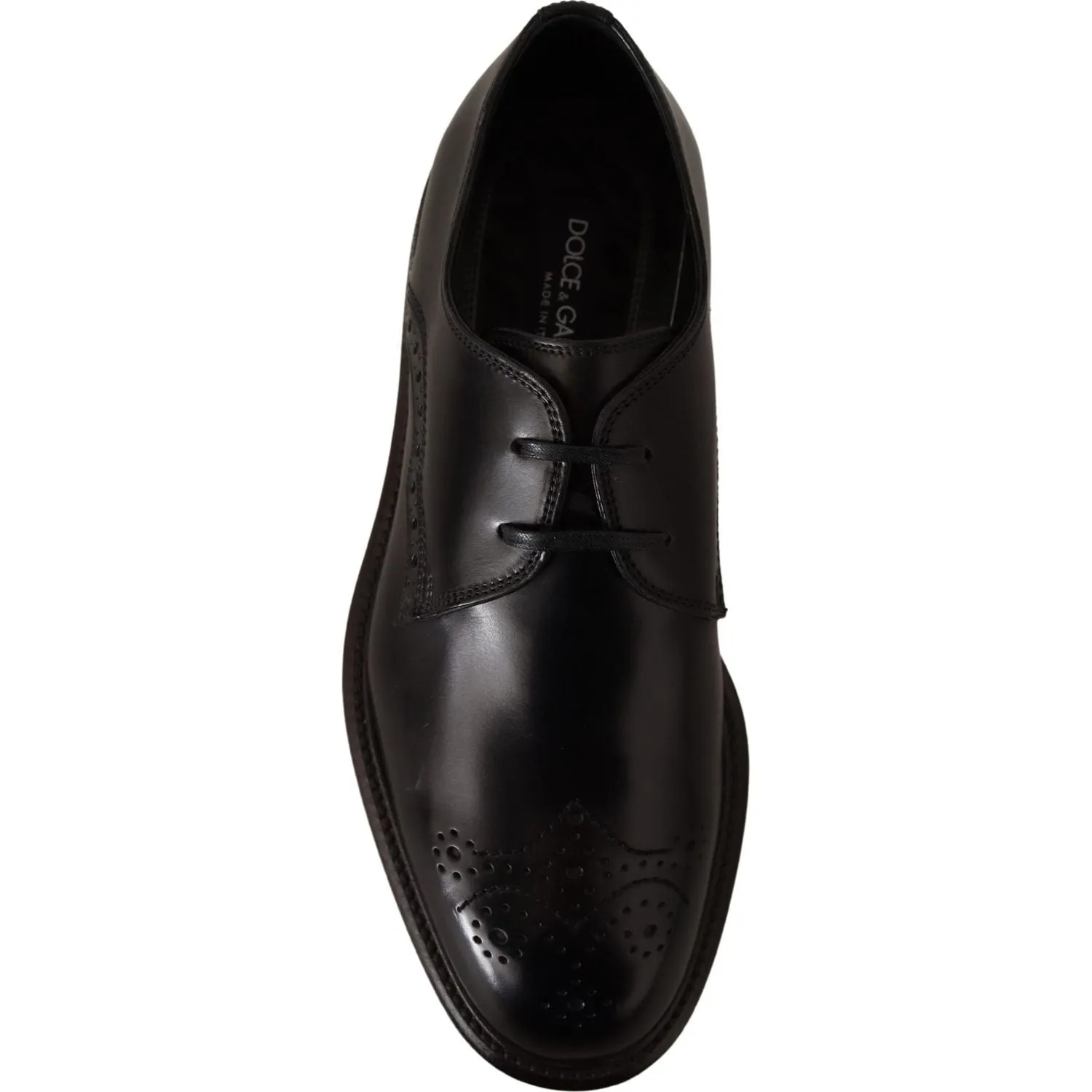 Dolce & Gabbana Elegant Black Derby Dress Shoes