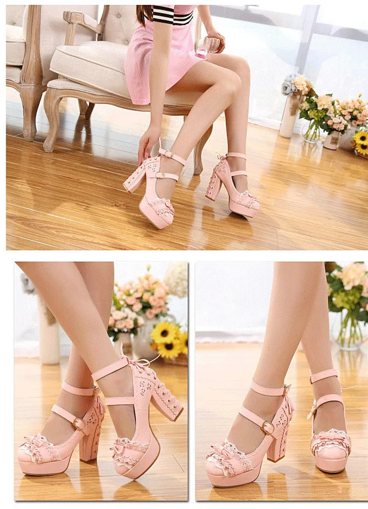 Elegant Tea Party Lolita Shoes SD00108