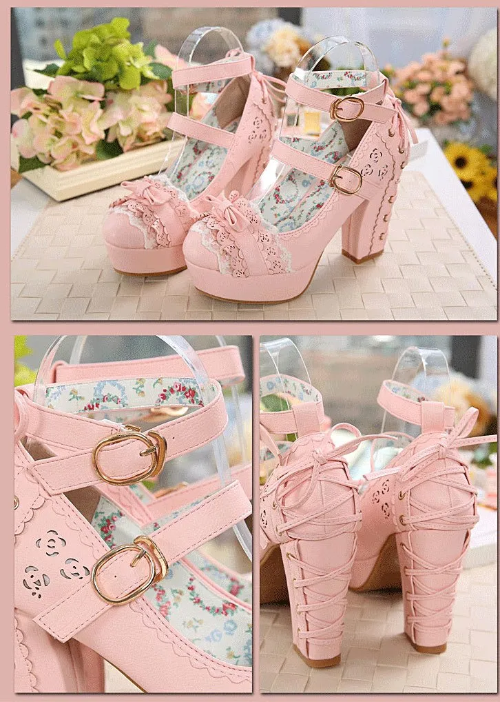 Elegant Tea Party Lolita Shoes SD00108