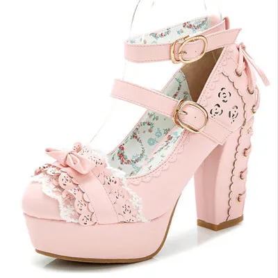 Elegant Tea Party Lolita Shoes SD00108