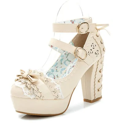 Elegant Tea Party Lolita Shoes SD00108