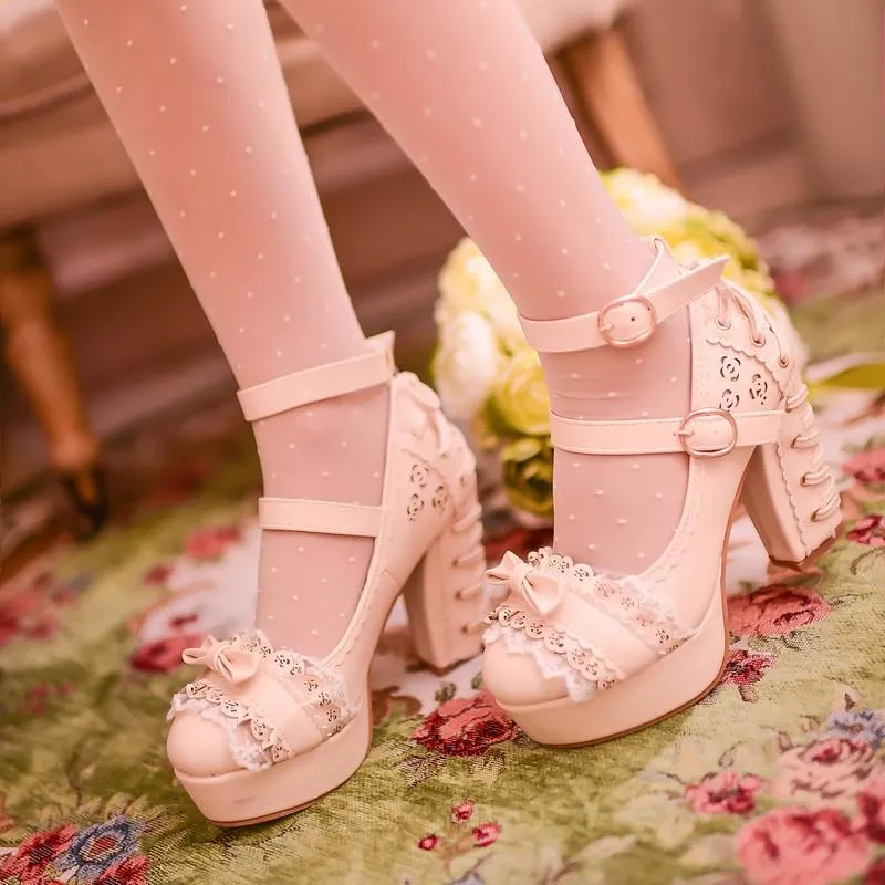 Elegant Tea Party Lolita Shoes SD00108