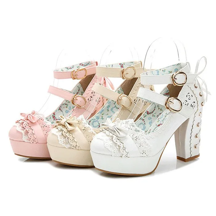 Elegant Tea Party Lolita Shoes SD00108