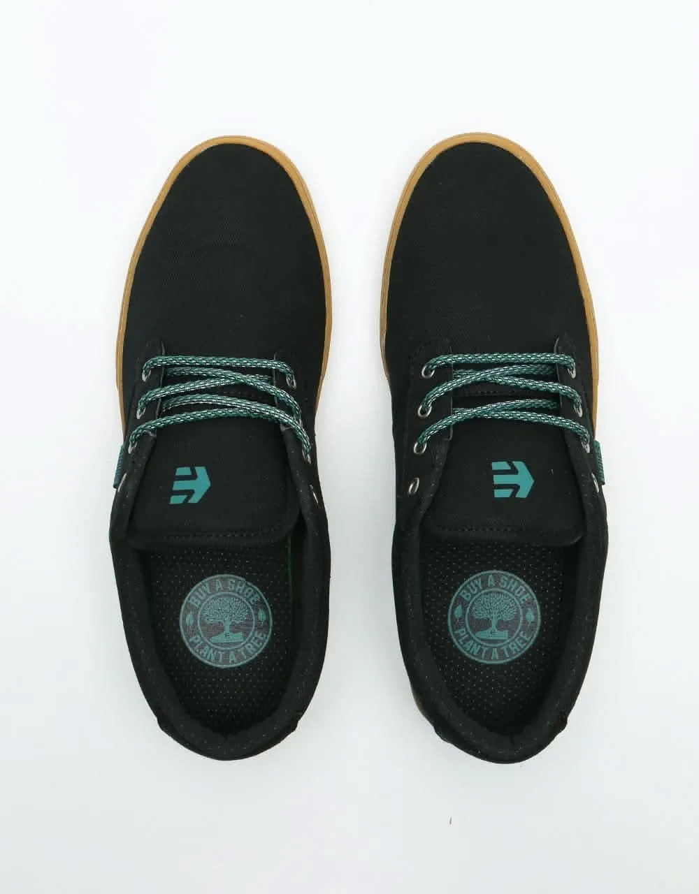 Etnies Jameson Preserve Skate Shoes - Black/Green/Gum