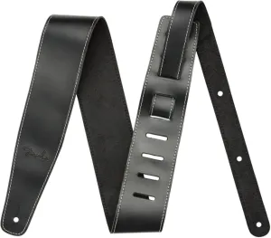 Fender Broken-In Leather Strap, Black 2.5''