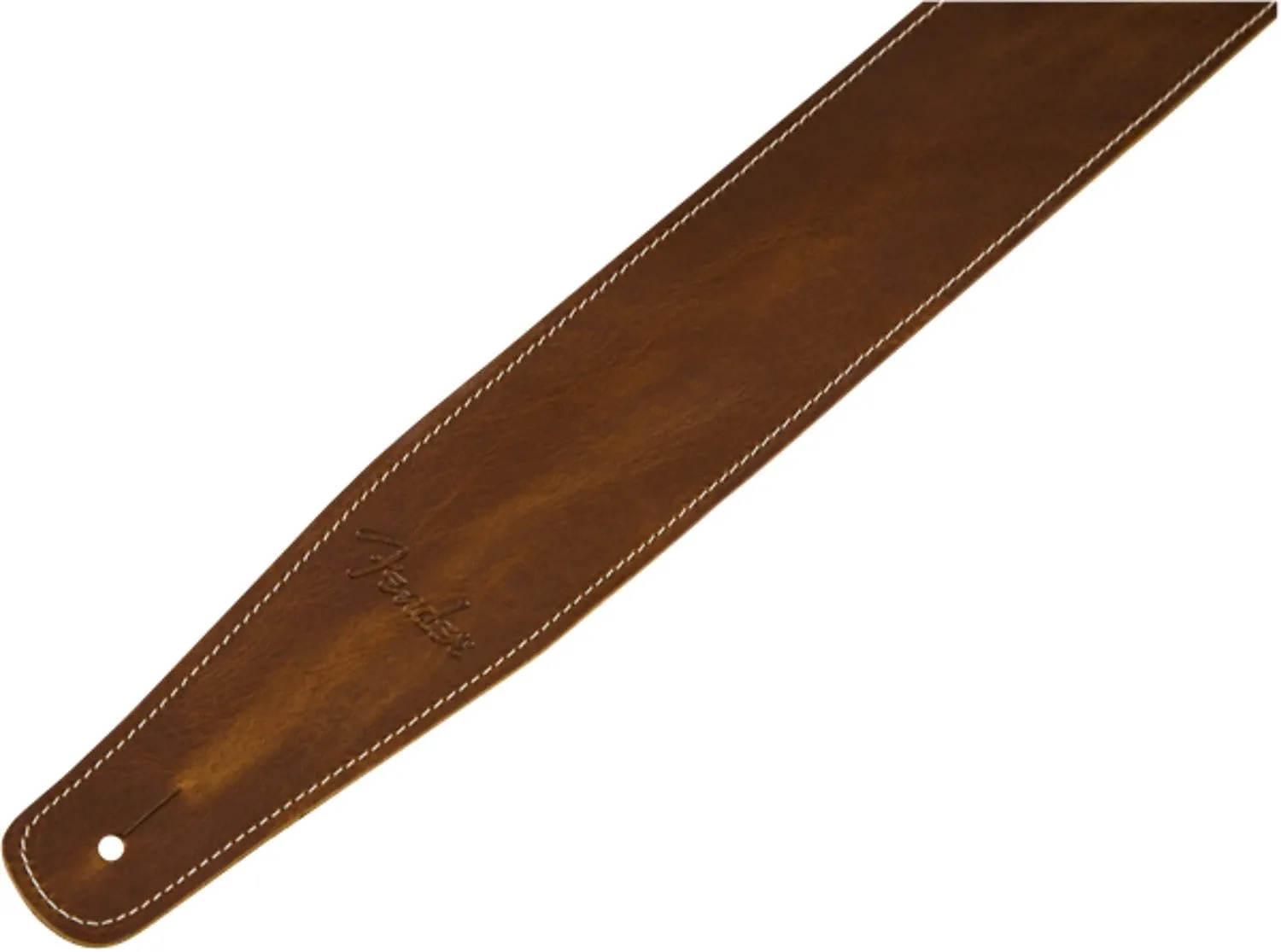 Fender Broken-In Leather  Strp Tan 2.5''