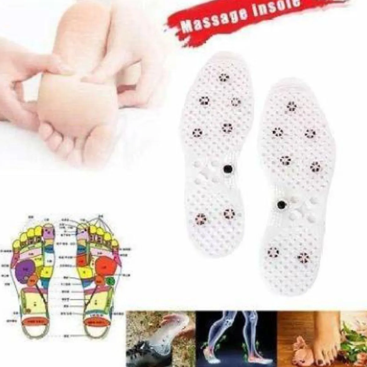 Foot Sole White (Pack of 2)