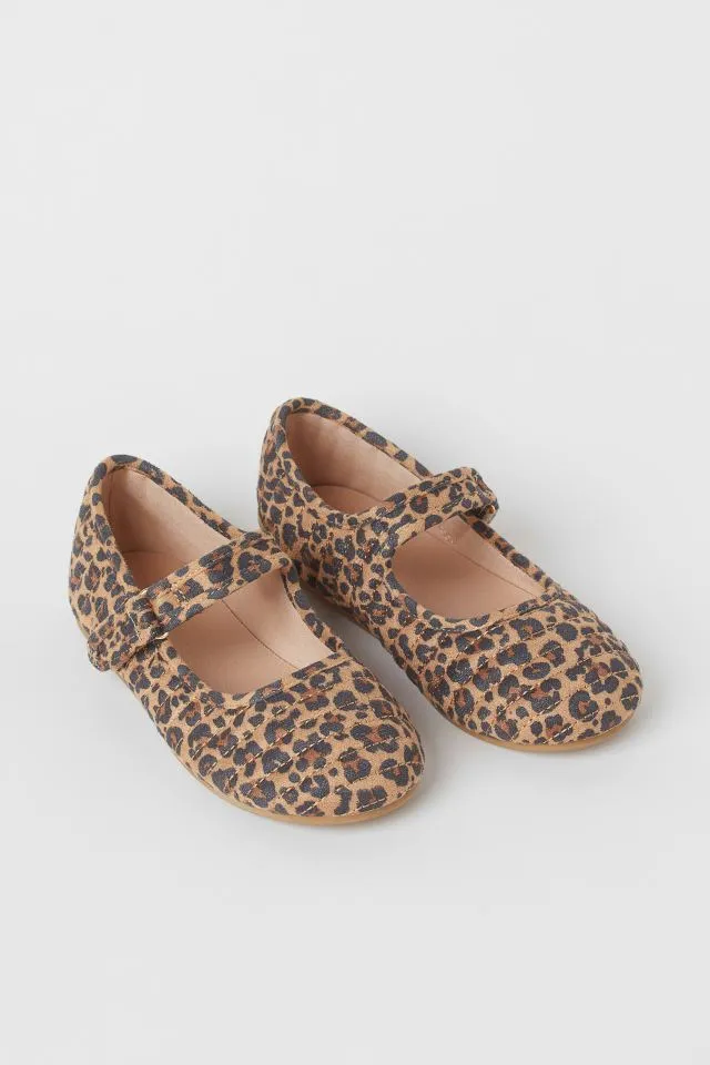 Girls Dressy Shoe - Leopard Print