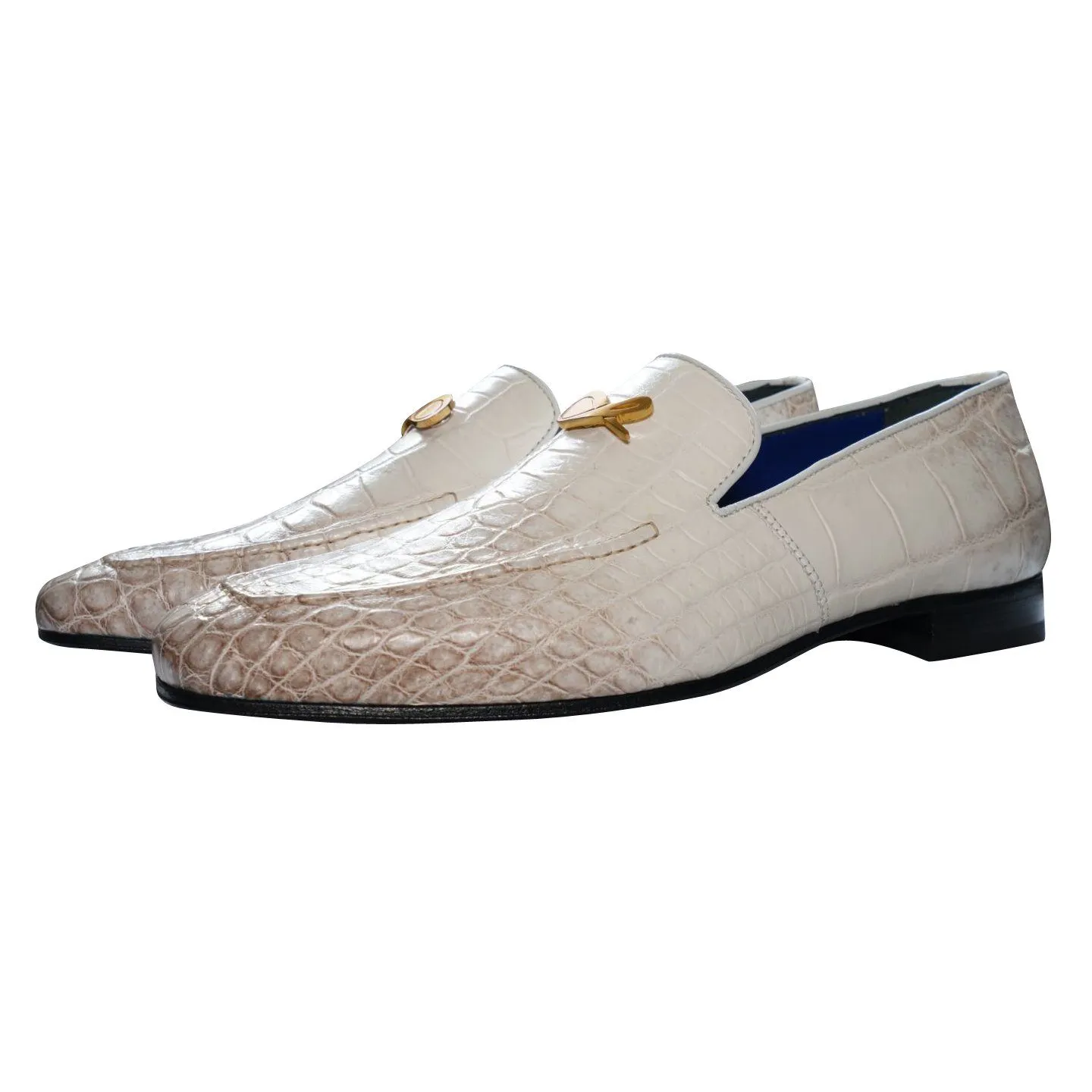 Himalaya With Yellow Gold Hardware Loafers