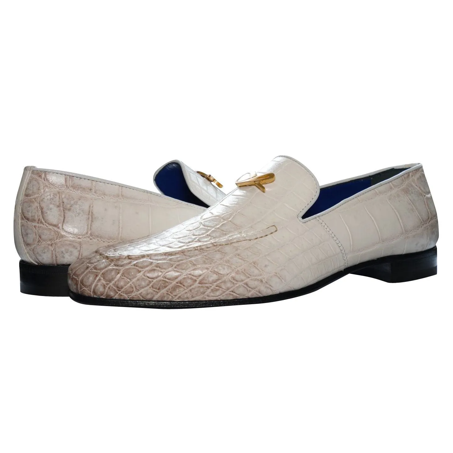 Himalaya With Yellow Gold Hardware Loafers