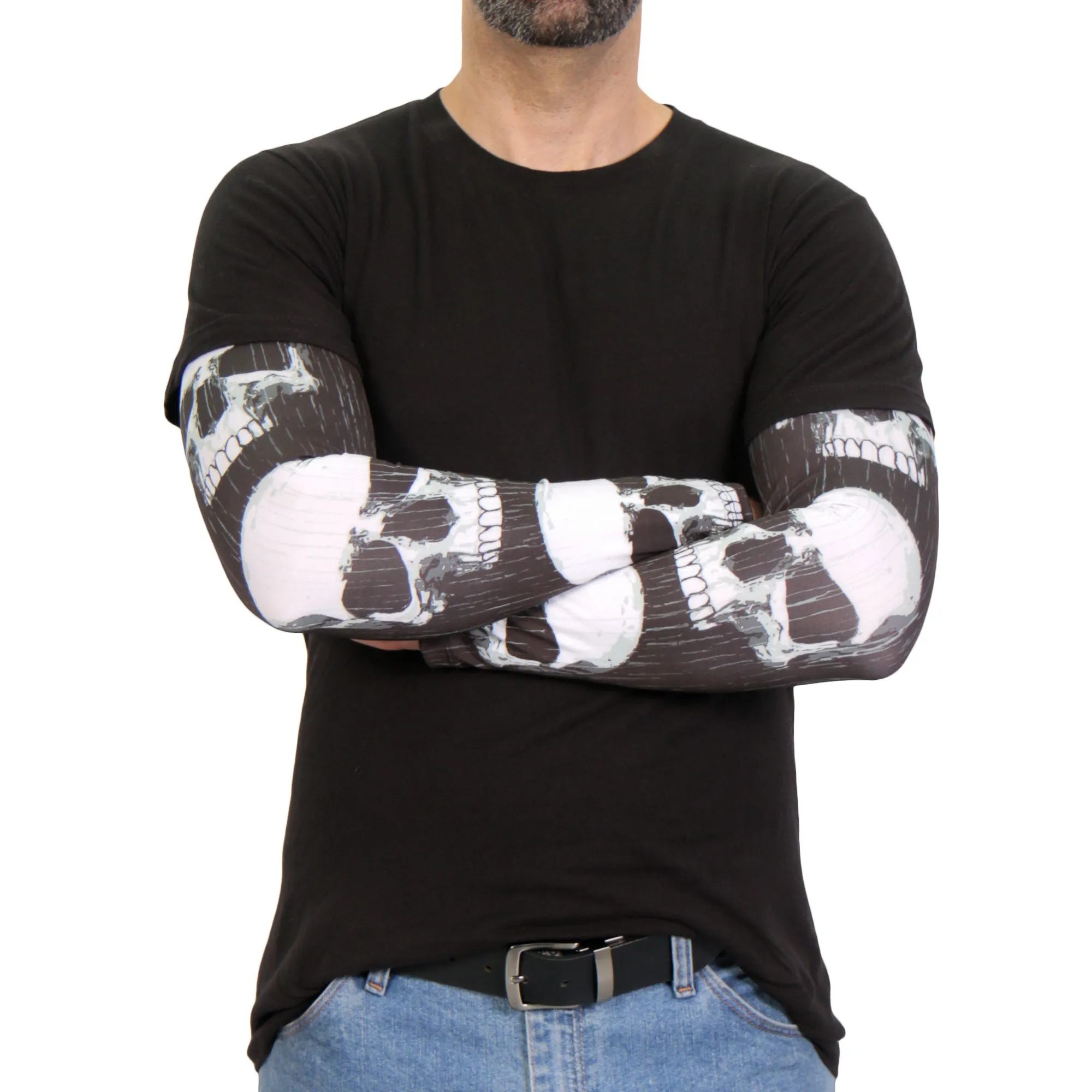 Hot Leathers ARM1001 2nd Amendment Skull Arm Sleeve