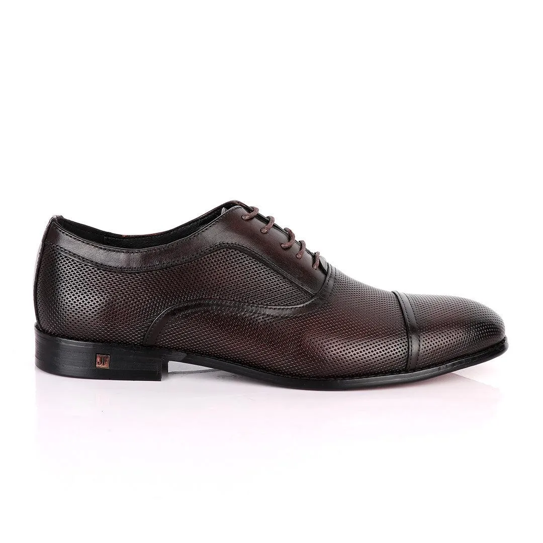 John Foster Exquisite Oxford Coffee Leather Formal Shoe