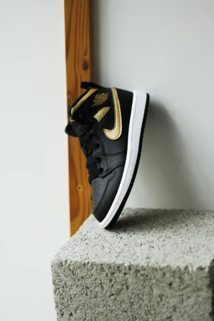 JORDAN 1 MID (PS) "METALLIC GOLD"