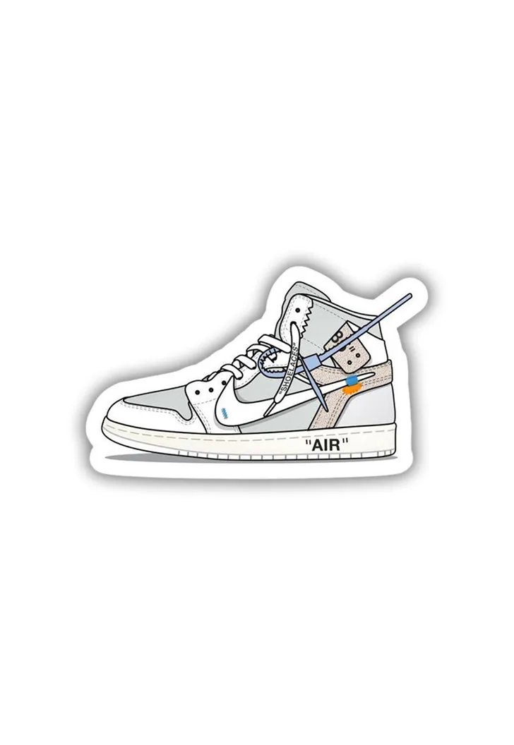 Jordan X Off white Sticker