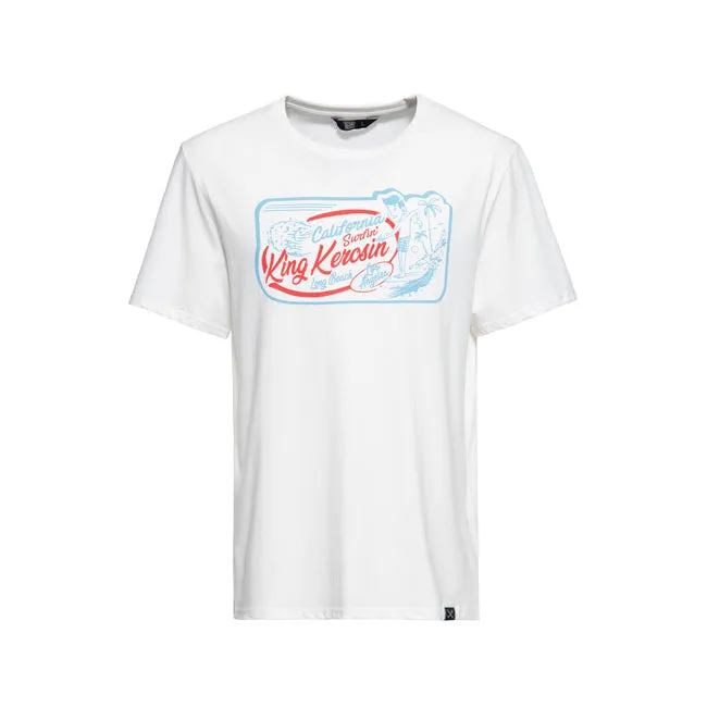 King Kerosin Calsurf T-Shirt Off-White