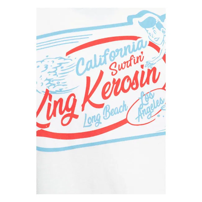 King Kerosin Calsurf T-Shirt Off-White