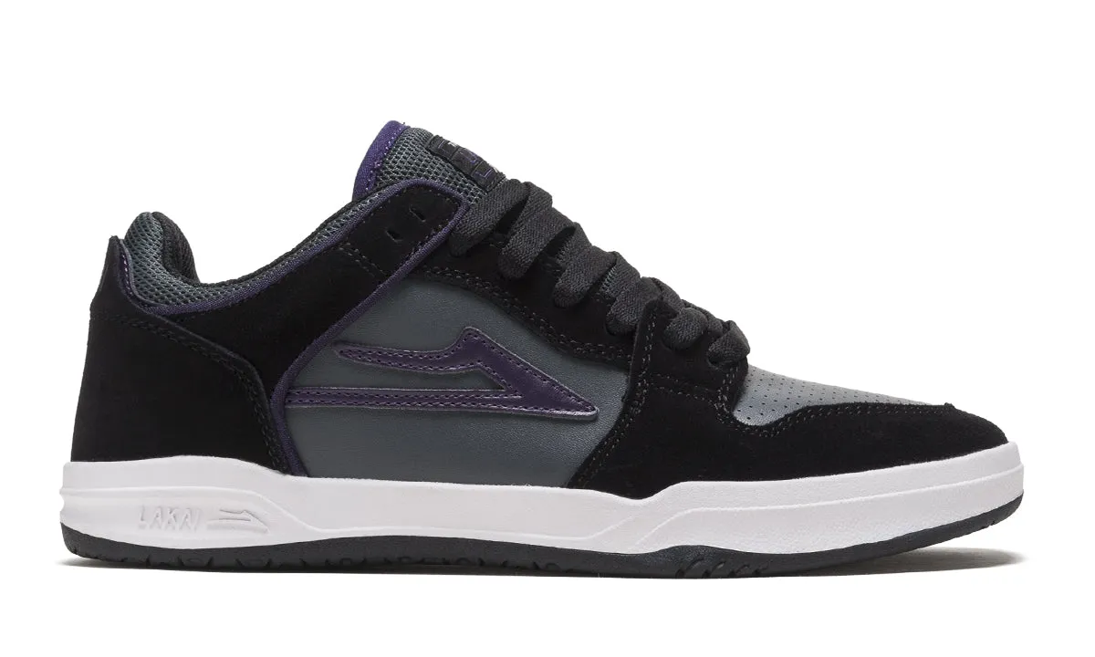 Lakai Telford Low Black/Grey Suede/Purple