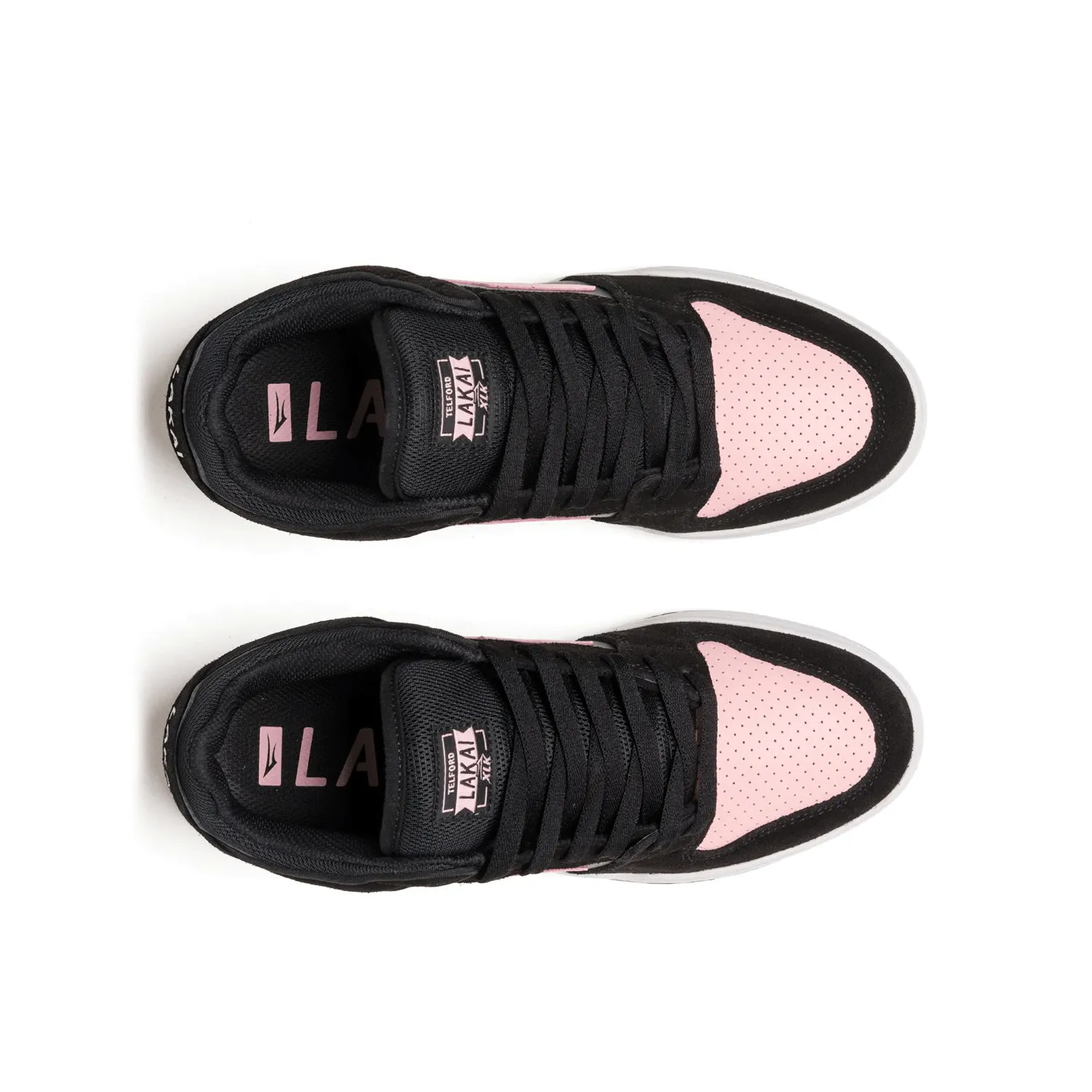 Lakai - Telford Low Shoes - Black/Pink SALE