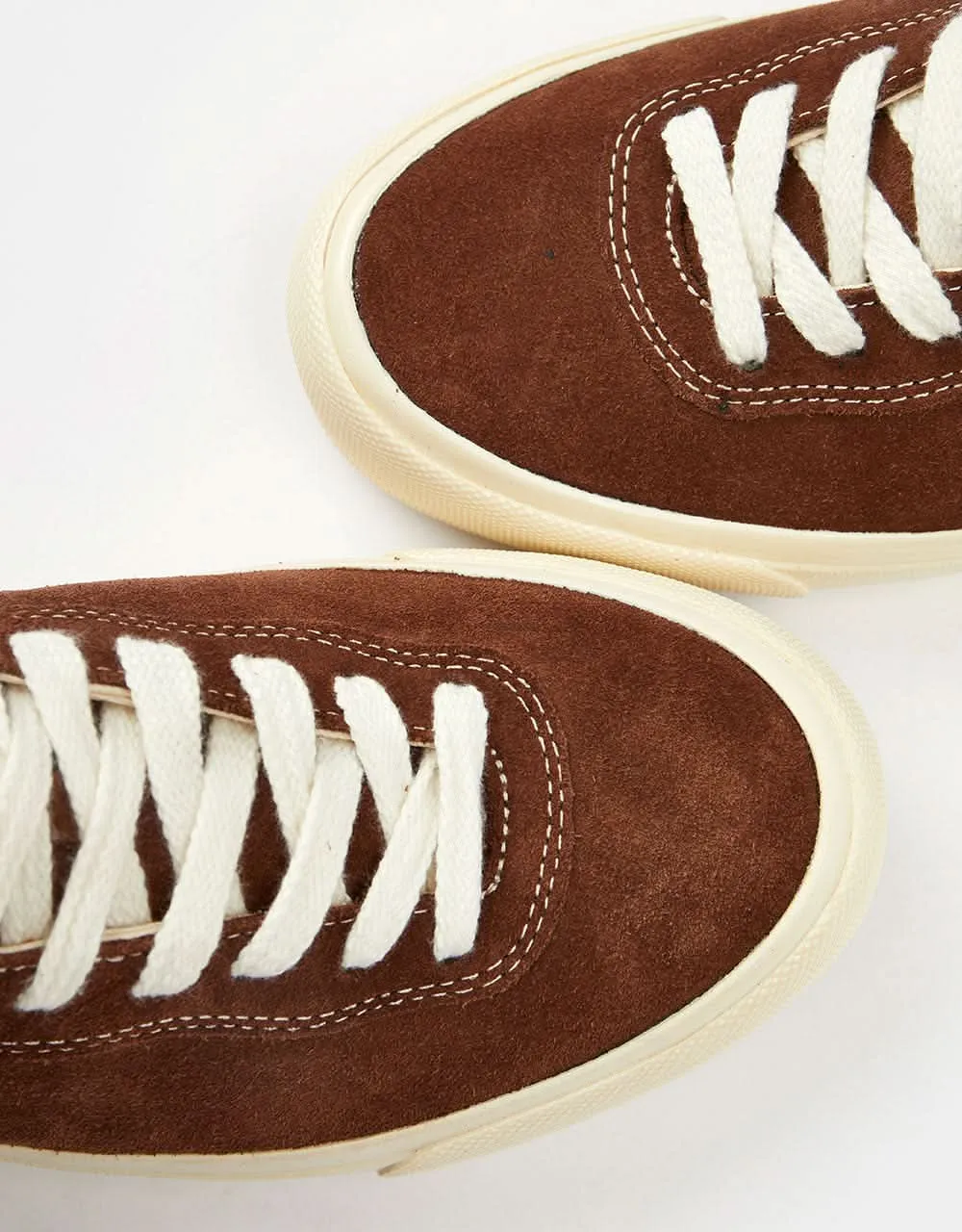 Last Resort AB VM001 Suede Lo Skate Shoes - Choc Brown/White