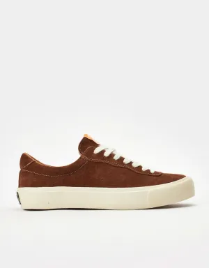 Last Resort AB VM001 Suede Lo Skate Shoes - Choc Brown/White