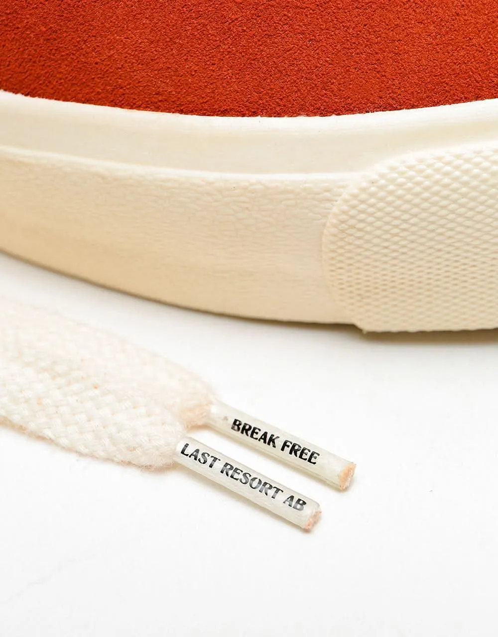 Last Resort AB VM001 Suede Lo Skate Shoes - Orange/White