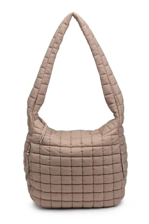 Leda Quilted Nylon Puffer Hobo