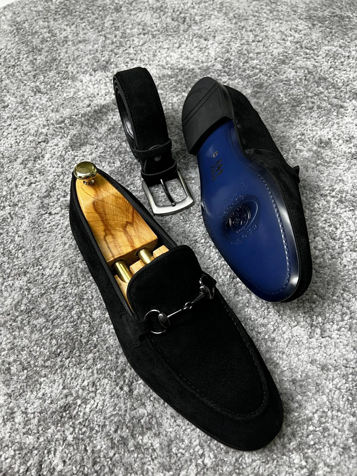 Madison Special Edition Neolite Suede Black Leather Loafer