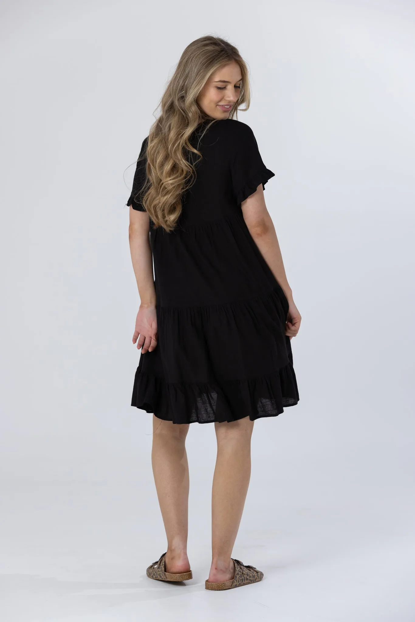 MALIA MINI DRESS - Black