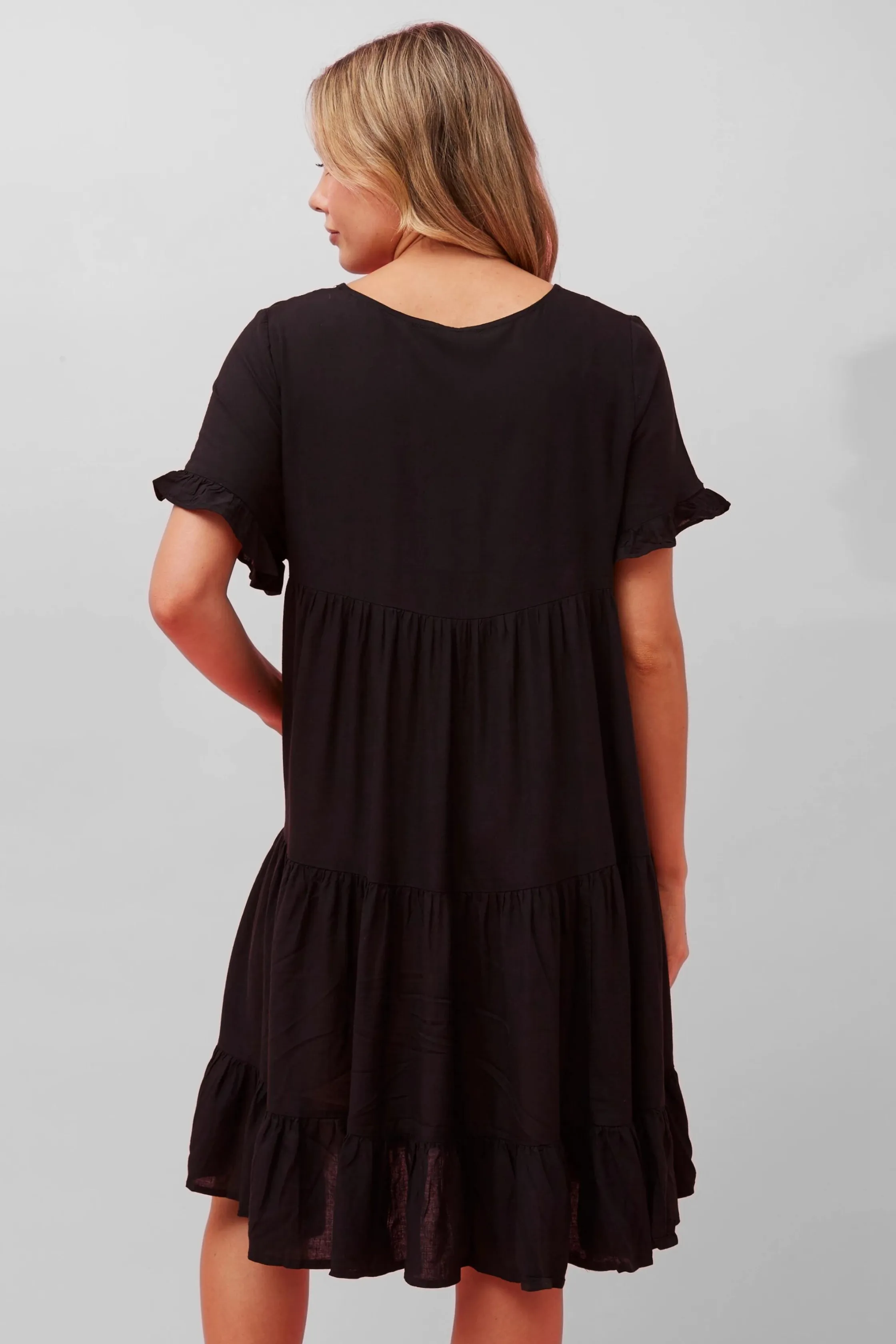 MALIA MINI DRESS - Black