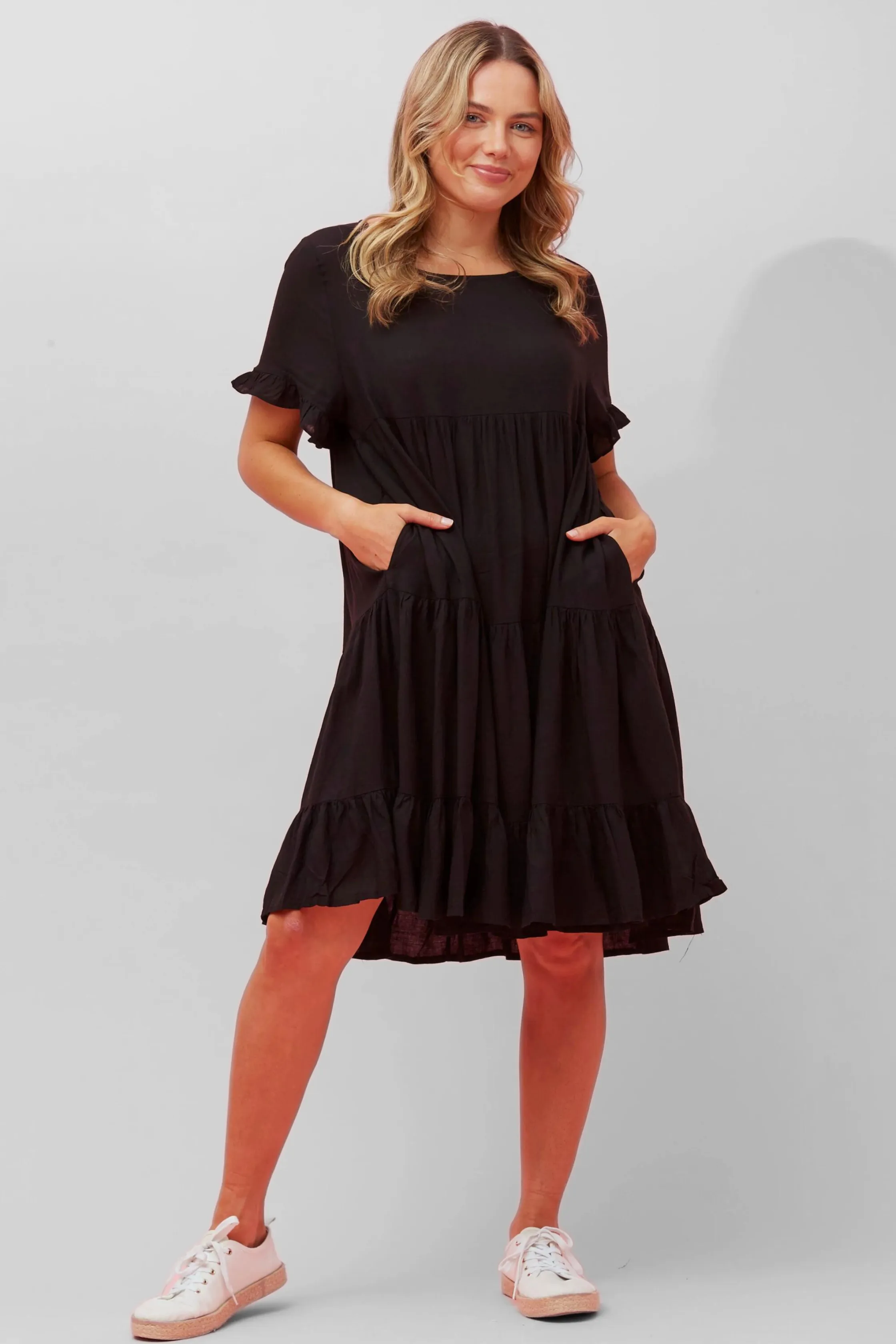 MALIA MINI DRESS - Black