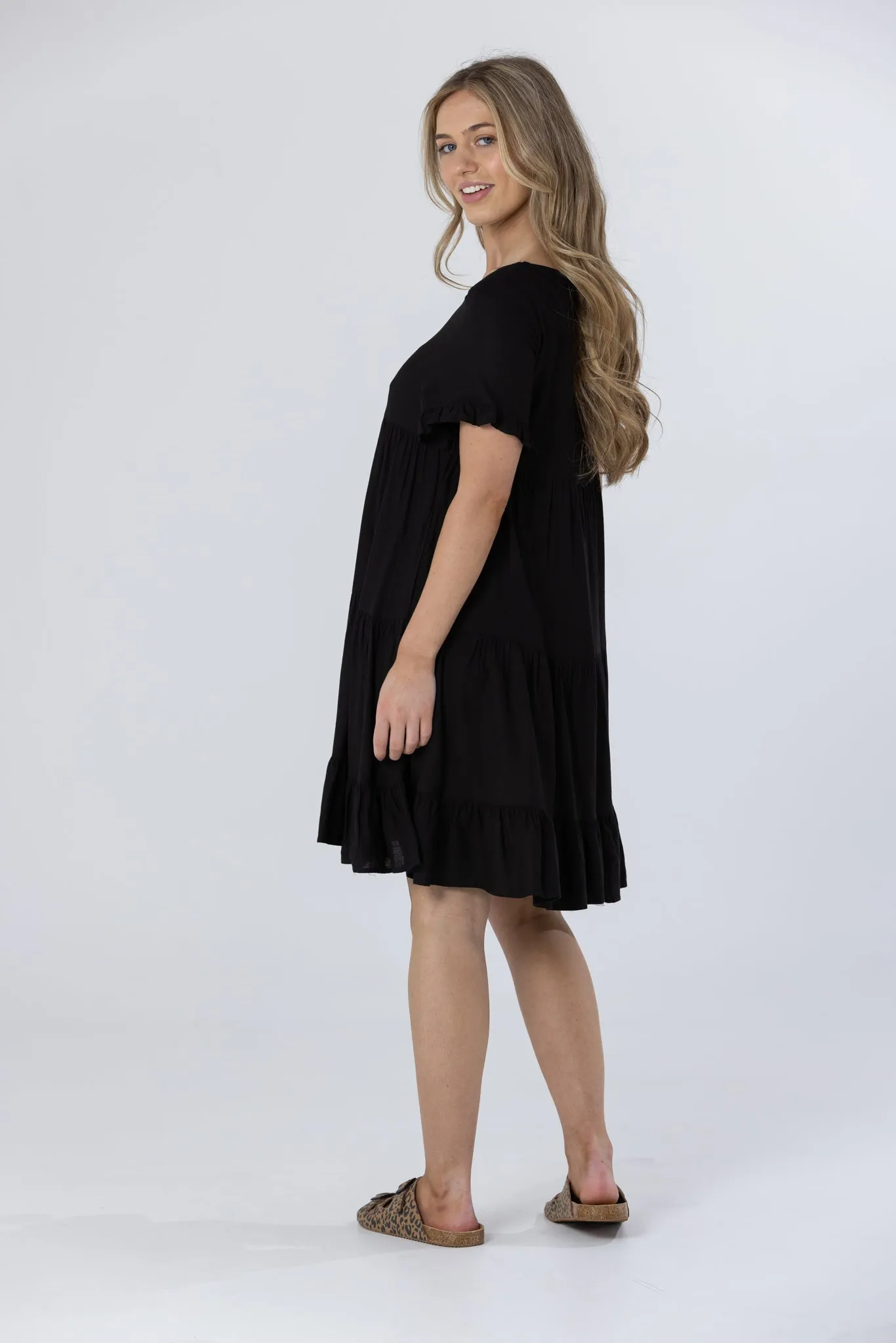 MALIA MINI DRESS - Black