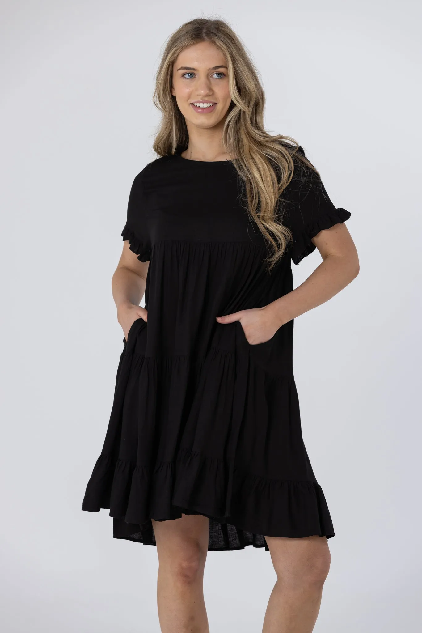 MALIA MINI DRESS - Black