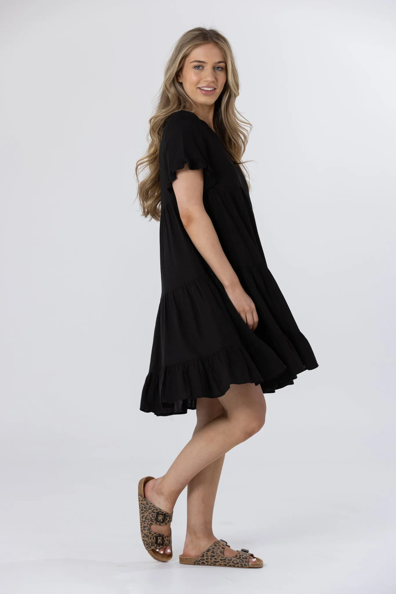 MALIA MINI DRESS - Black