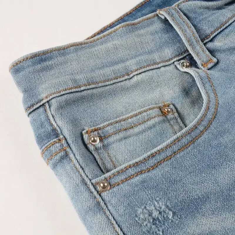 Men's Streetwear Denim Jeans^