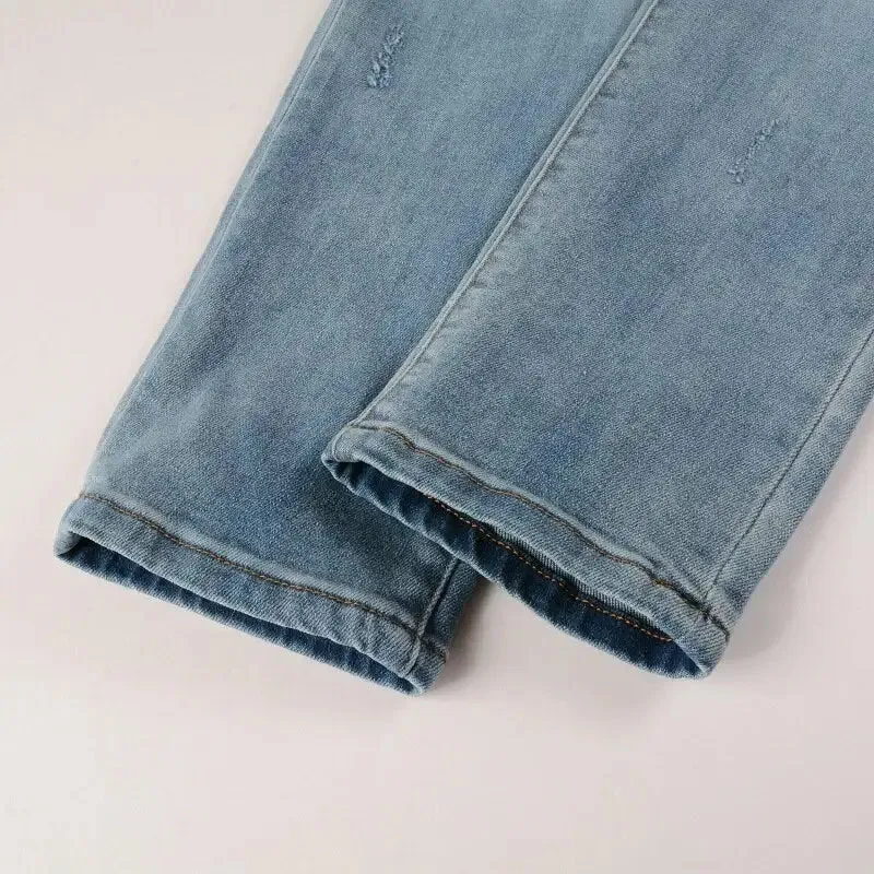 Men's Streetwear Denim Jeans^