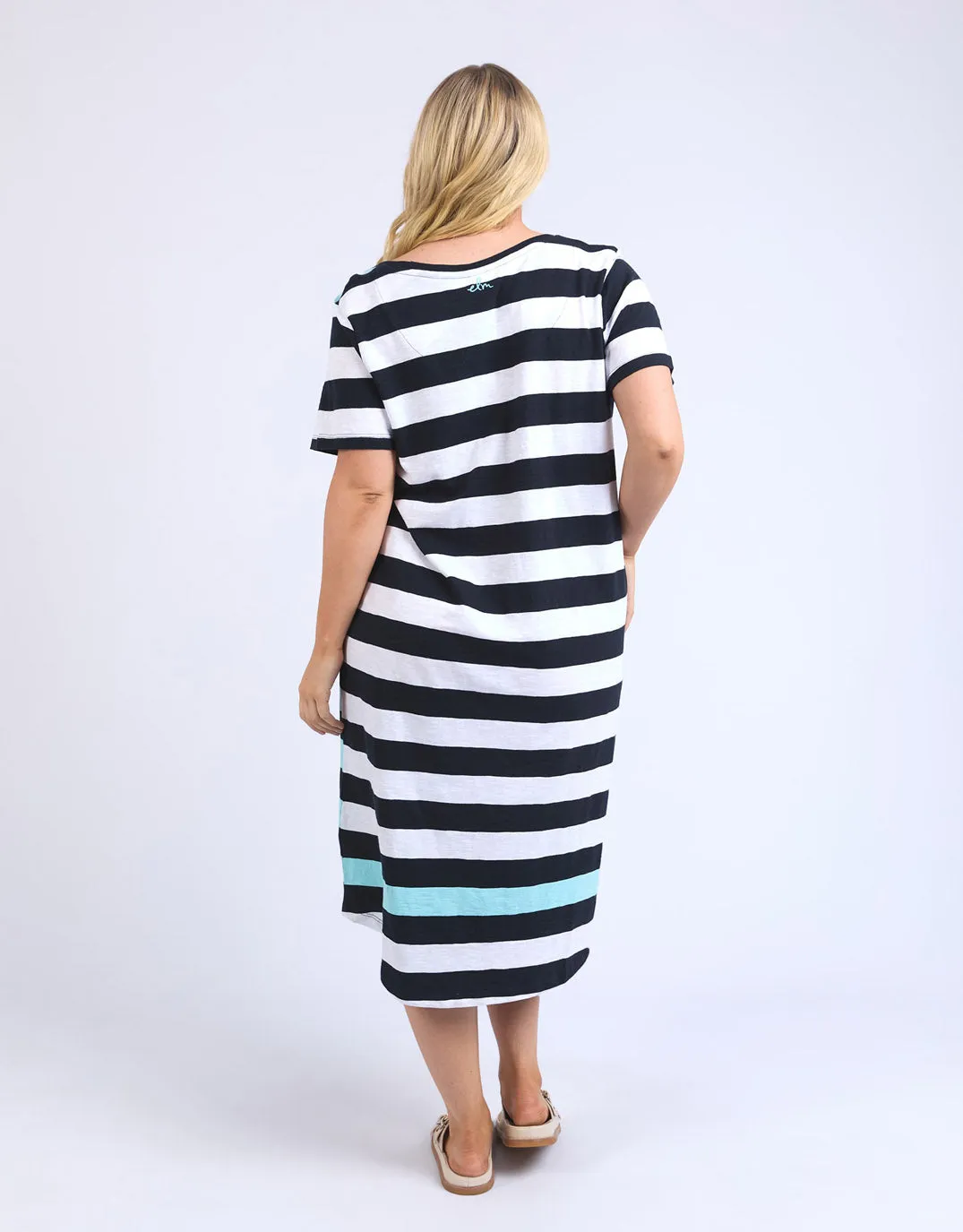 Mercury Stripe Dress - Tonic Blue/Navy Stripe