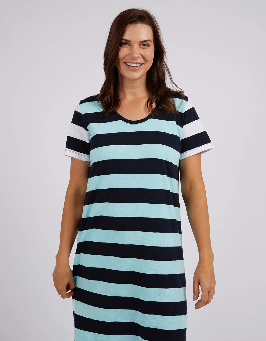 Mercury Stripe Dress - Tonic Blue/Navy Stripe