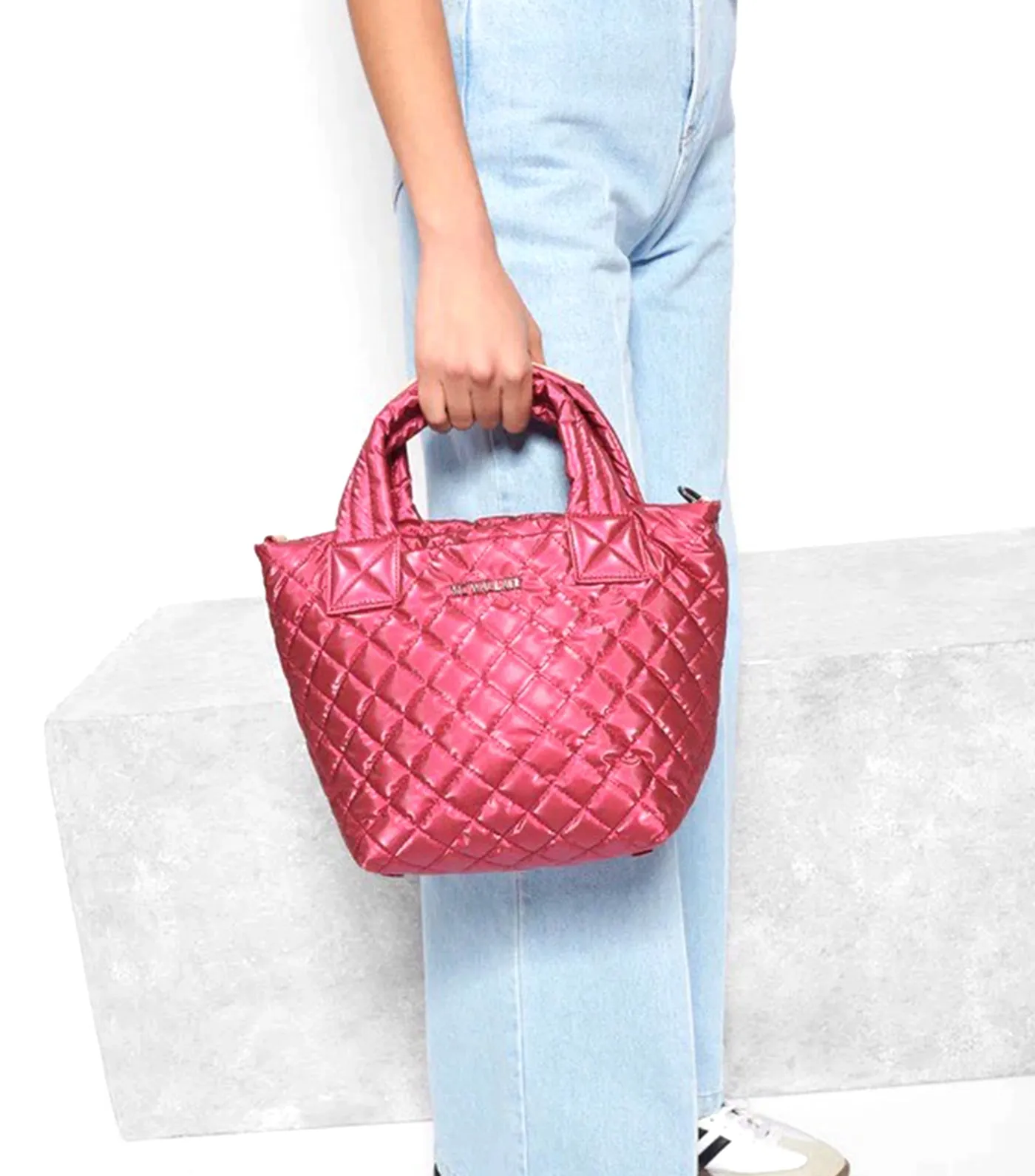 Mini Metro Tote Deluxe Peony Pearl