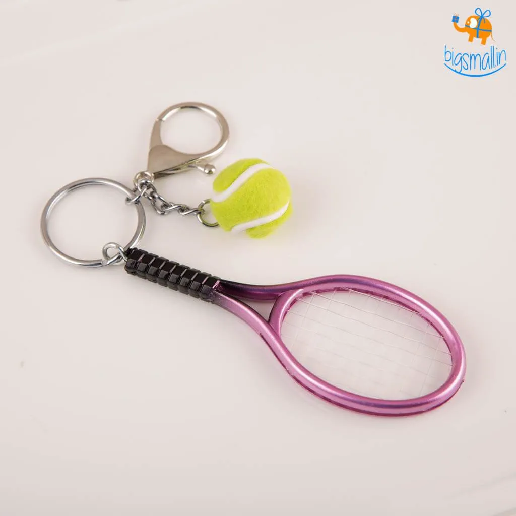 Mini Tennis Keychain