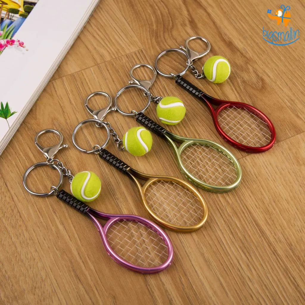 Mini Tennis Keychain