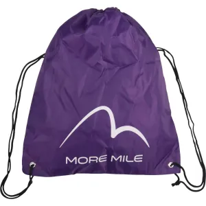 More Mile Logo Drawstring Gym Sack - Purple