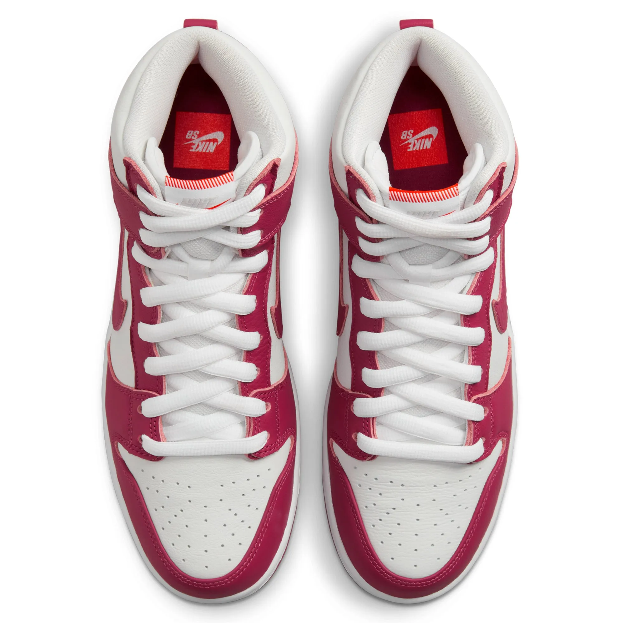 Nike SB - Dunk High Pro ISO (Sweet Beet/White/Sweet Beet)