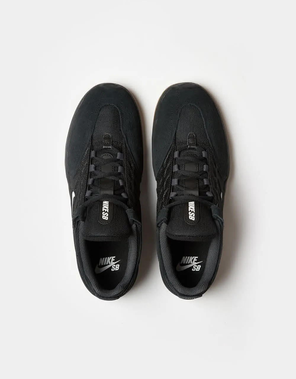 Nike SB Vertebrae Skate Shoes - Black/Summit White-Anthracite-Black-Gum Lt Brown