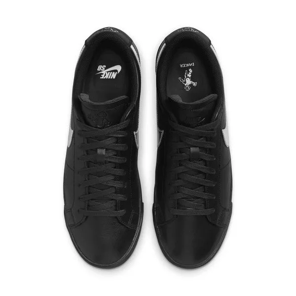 Nike SB x Dancer Skateboards Zoom Blazer Low QS Black - Metallic Silver - Black